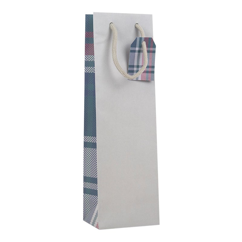 Flaskpåse Tartan UTFÖRSÄLJNING