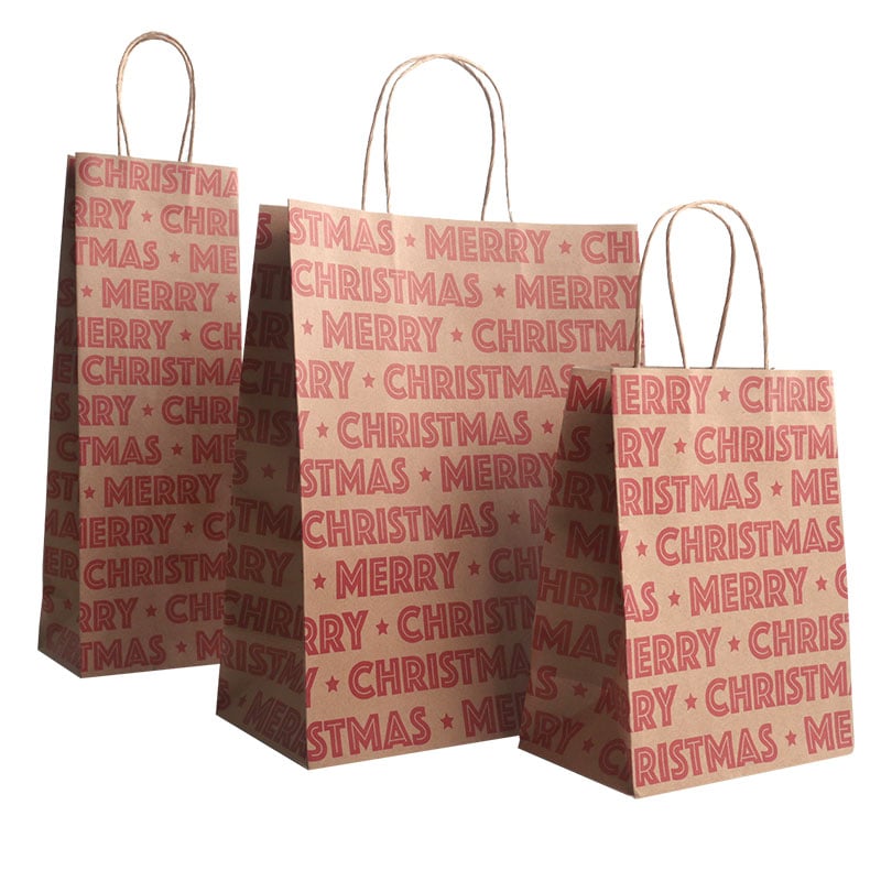 Papperskasse For X-mas Red - 1