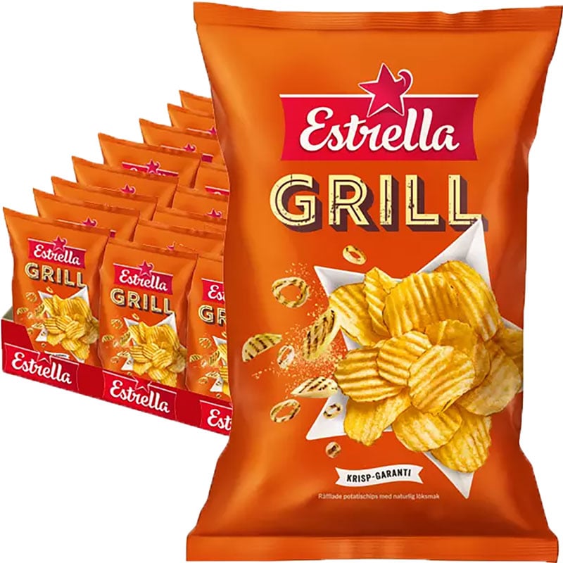 Estrella Grillchips liten påse - 1