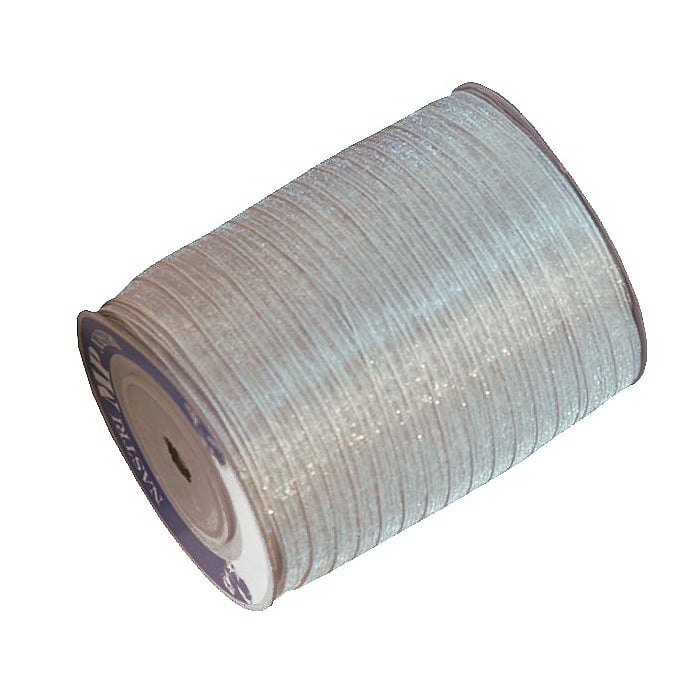 Presentband organza silver - 1