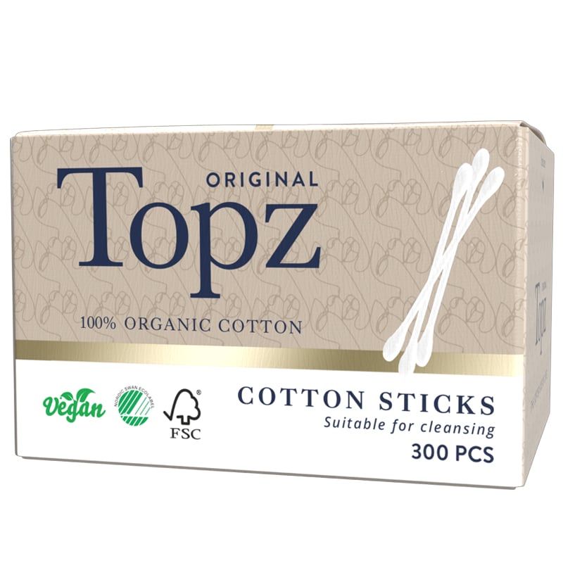 Topz Premium Bommulspinnar 300st - 1