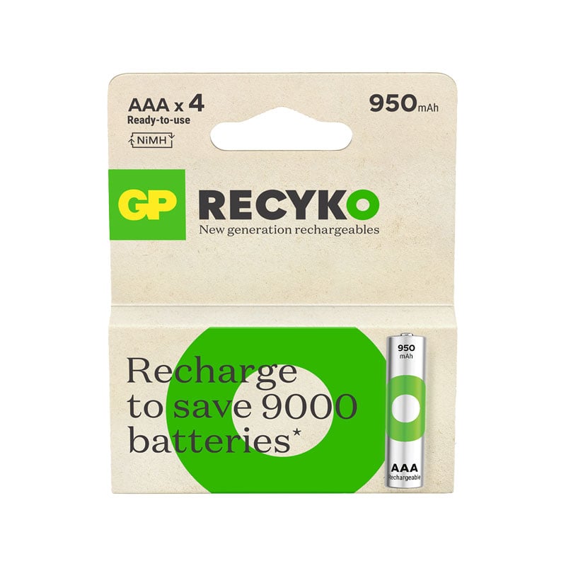 Uppladdningsbara batterier GP - 1