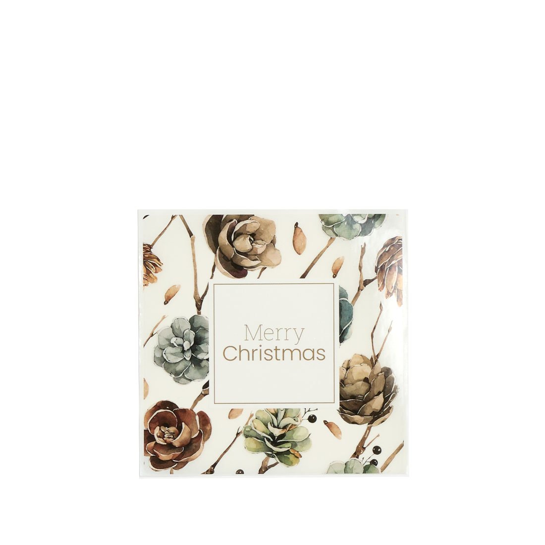 Väggdekor kotte God Jul Transparent - 1