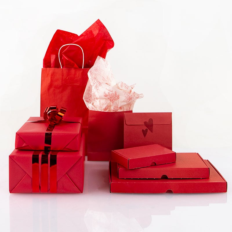 Presentpapper Moulin Red - 4