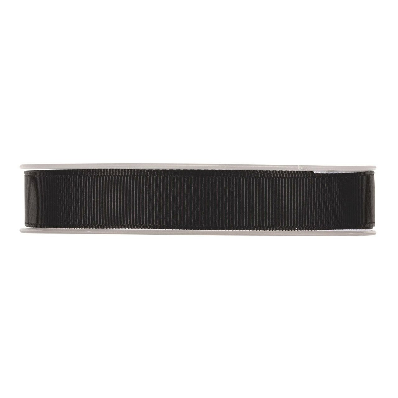 Satinband ribbad svart - 1
