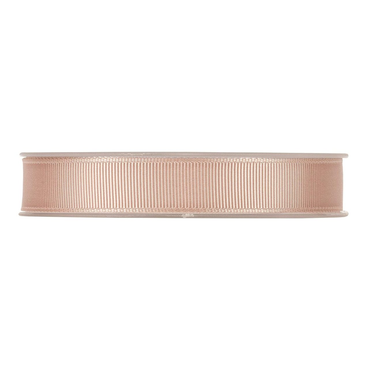 Satinband ribbad beige - 1