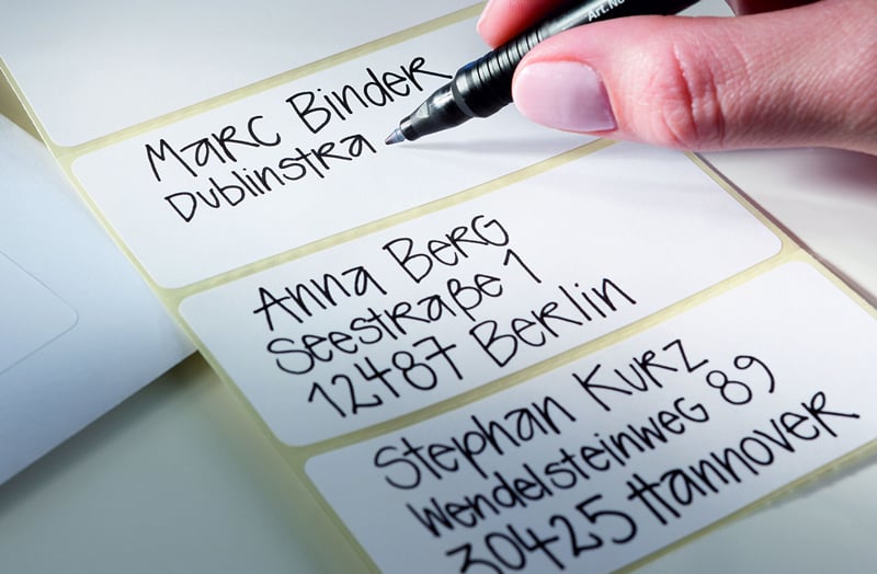 Avery etiketter på rulle - 2