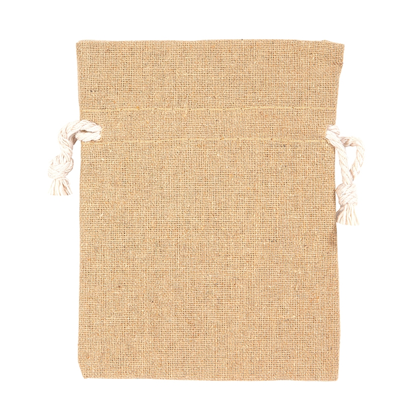 Tygpåse med snöre, natur - 1