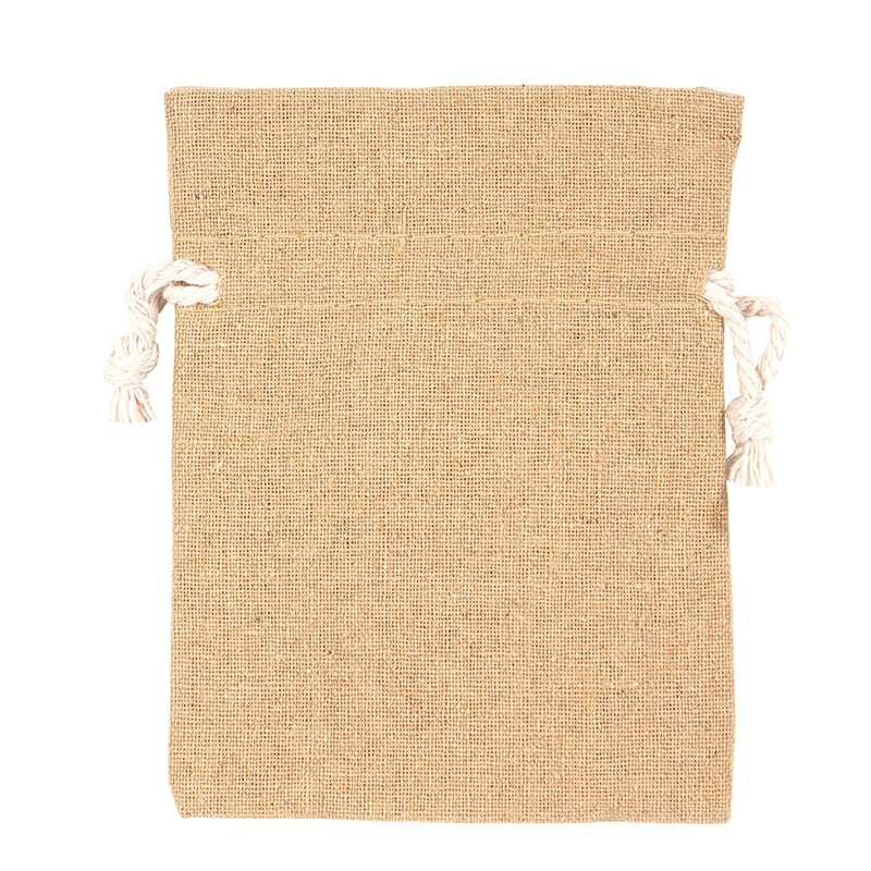 Tygpåse med snöre, natur - 1