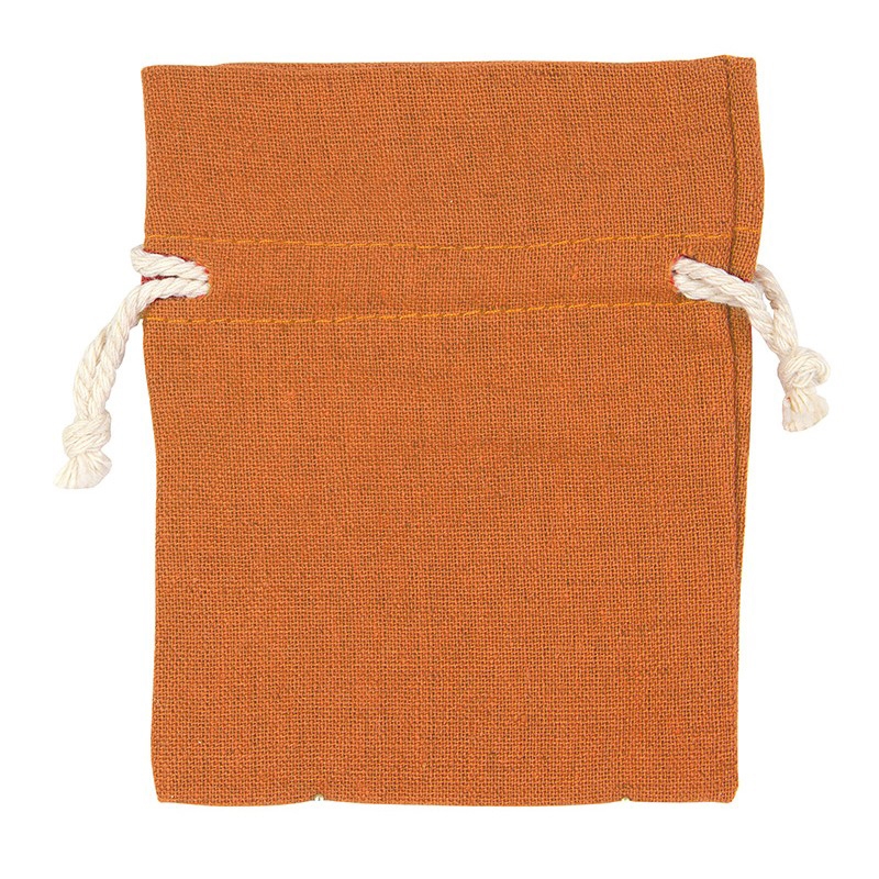 Tygpåse med snöre, ockra - 1
