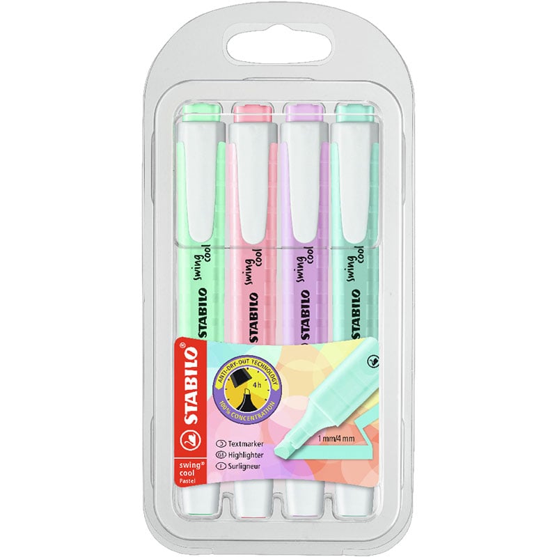 Stabilo Swing Cool Överstrykningspenna Pastell - 3