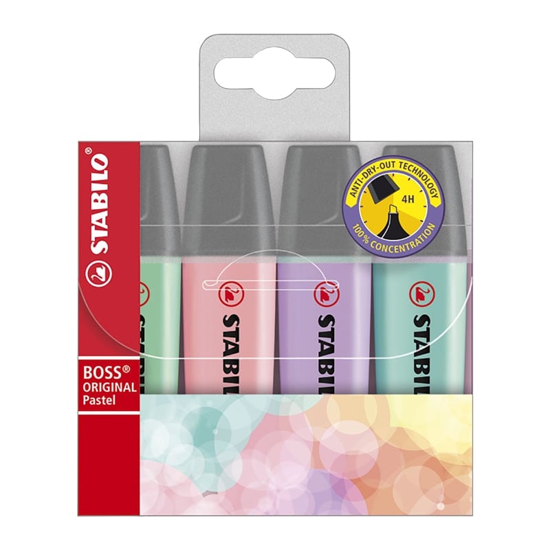 Överstrykningspenna Stabilo Boss Pastell - 2