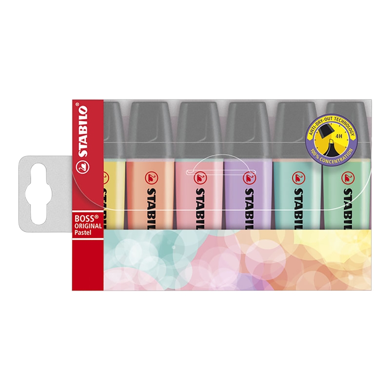 Överstrykningspenna Stabilo Boss Pastell - 1