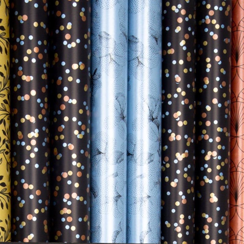 Presentpapper konsumentrullar i box. Lyx Autumn