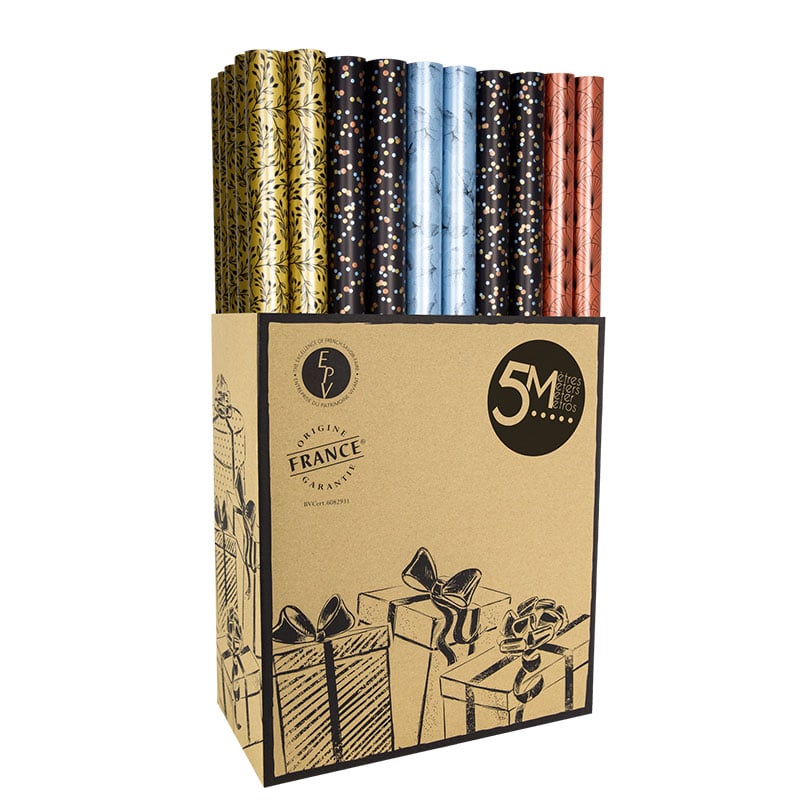 Presentpapper konsumentrullar i box. Lyx Autumn - 2