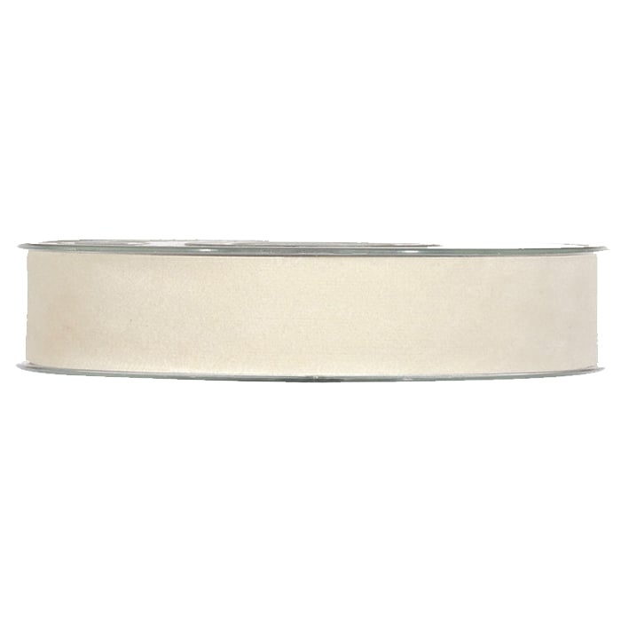 Presentband sammet creme - 1