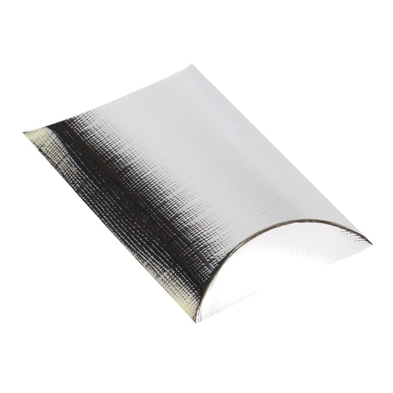 Presentkartong planoval silver - 2