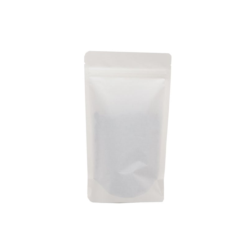 Återförslutningsbar Zip-påse vit kraft/aluminium/PE el CPP - 4