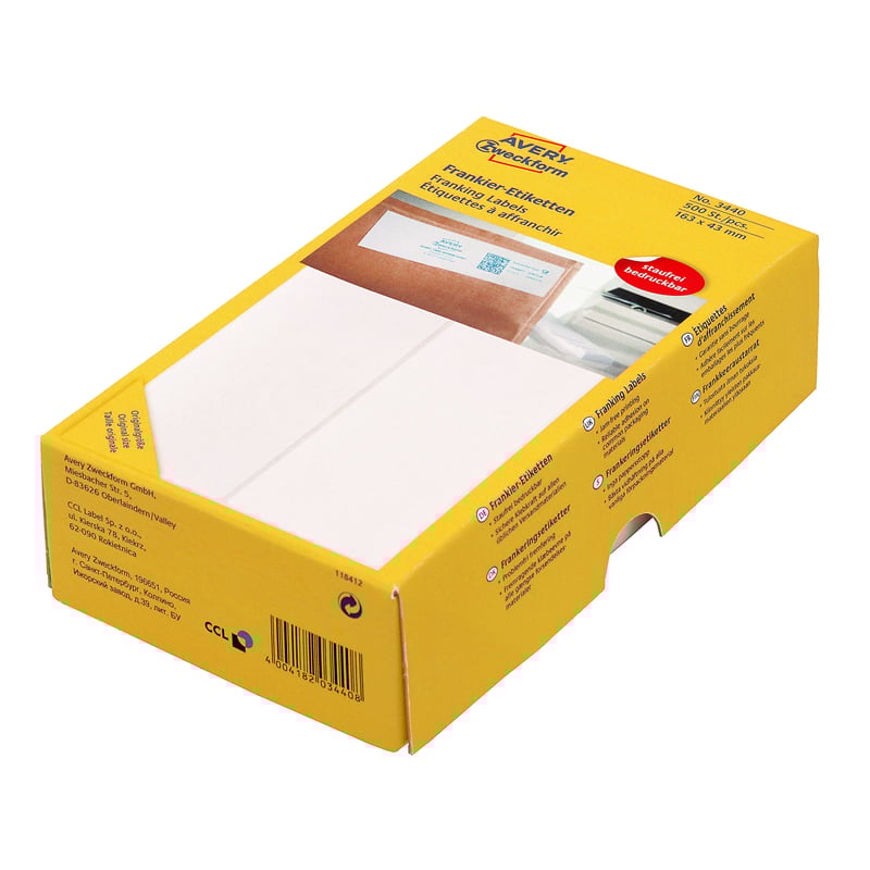 Avery frankeringsetiketter 3441 - 1
