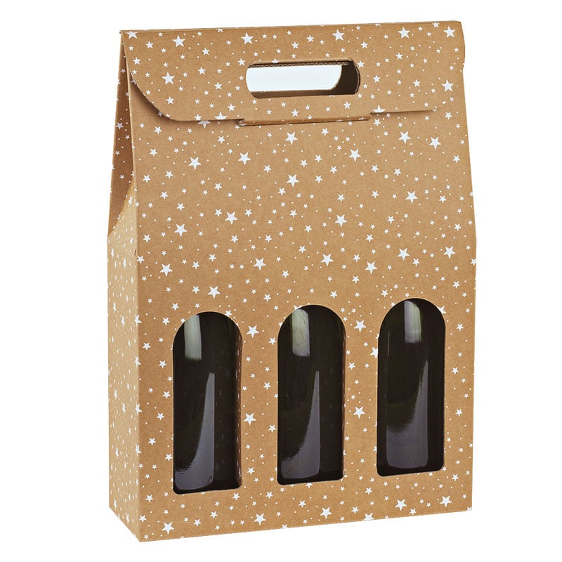 Flasklåda Galaxy med fönster - 1