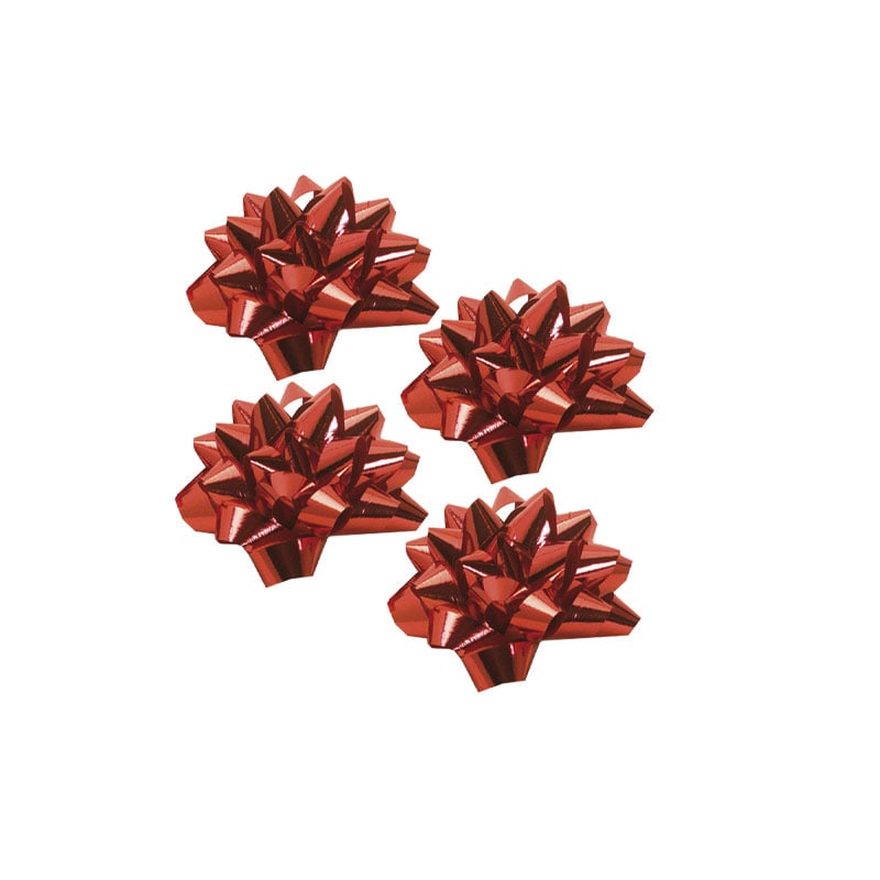 Presentrosett mini röd