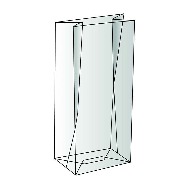 Cellofan fix-up påse - limmad - 4