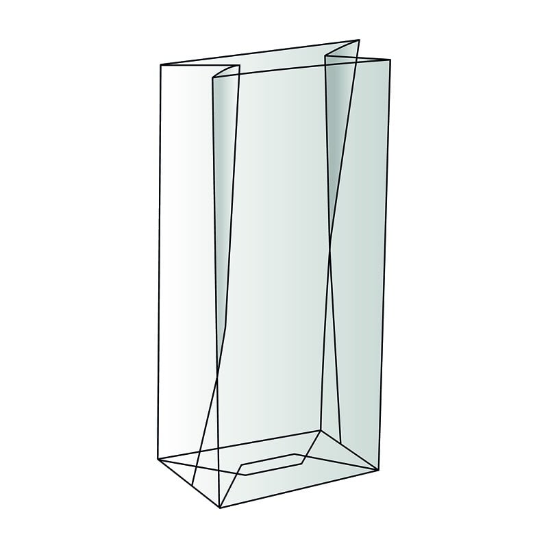 Cellofan fix-up påse - limmad - 4