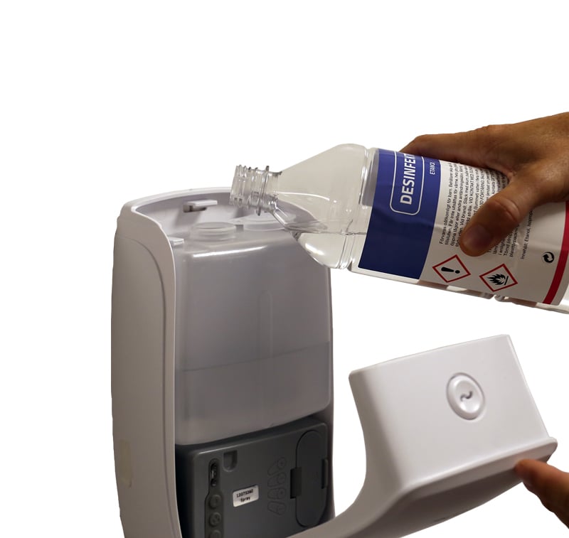 Automat för handsprit med golvstativ - 3