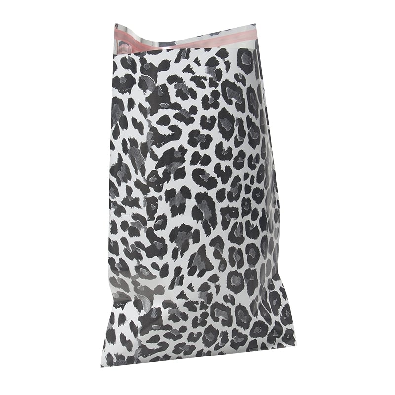 Foliepåse med tejpförslutning, mönstrat gepardtryck - 1