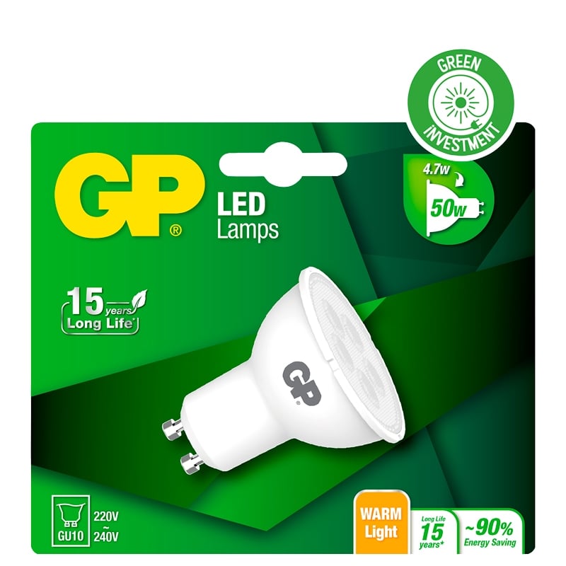 Reflektorlampa LED GU10 GP - 2