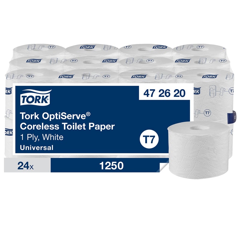 Toapapper Tork Universal Coreless 1lager, T7 - 1