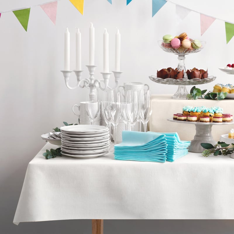 Tork Damast Bordsduk Vit - 2