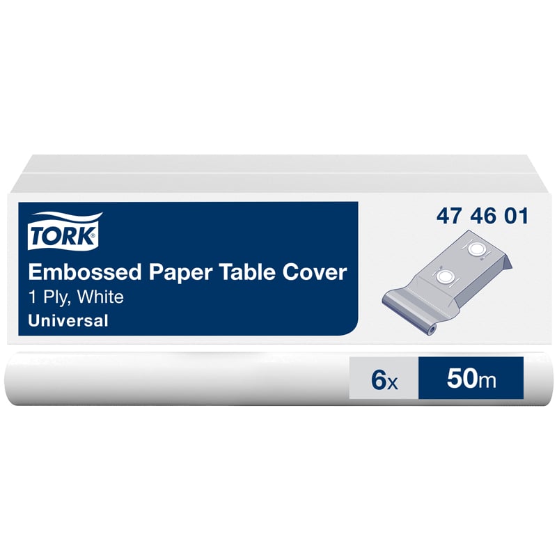 Tork Damast Bordsduk Vit - 1