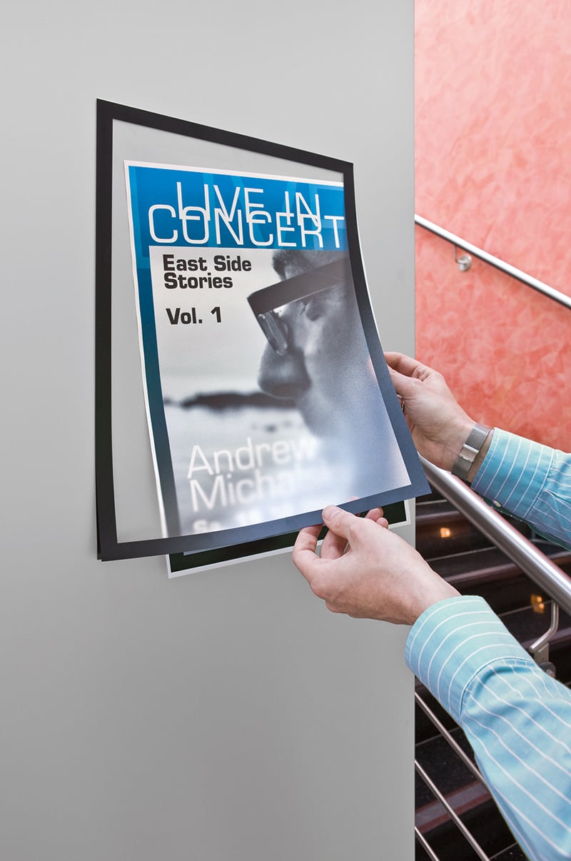 Duraframe A3 självhäftande skyltramar - 1