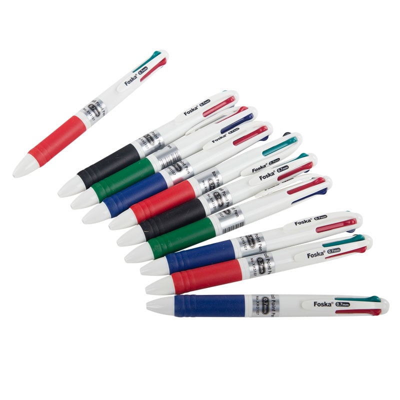 Kulspetspenna 4 färger - 2