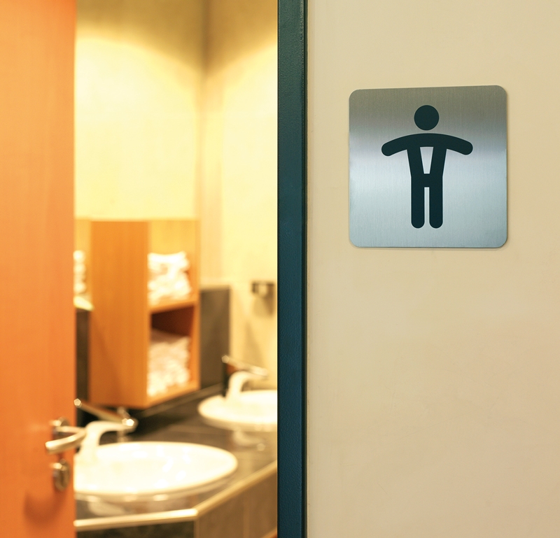 Symbolskylt - WC Herr - 2