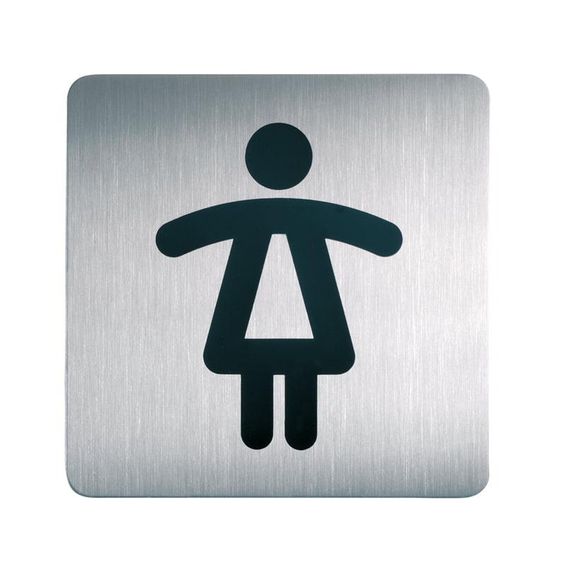 Symbolskylt - WC Dam - 1