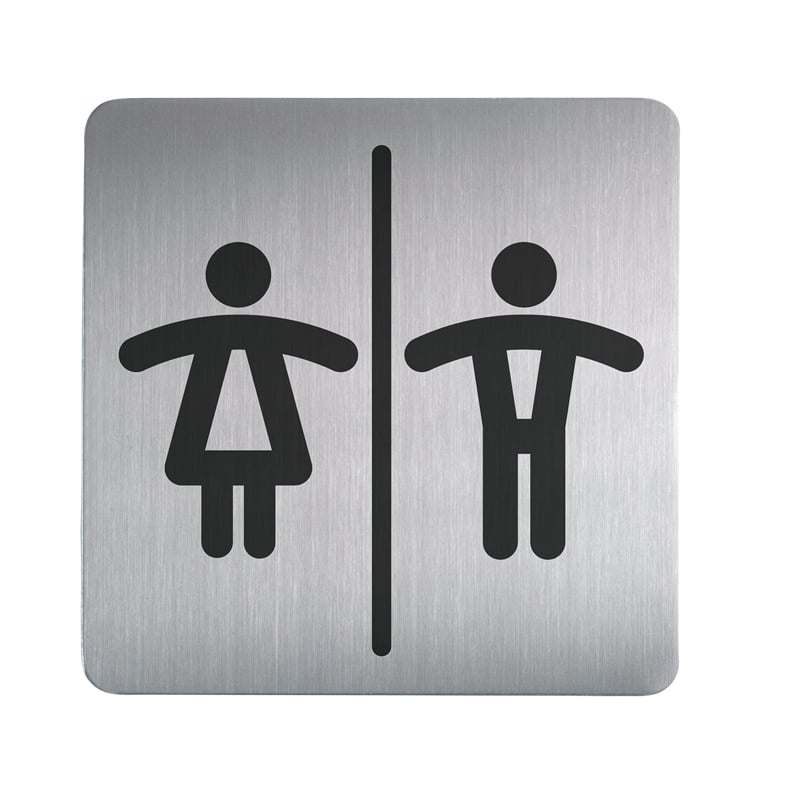 Symbolskylt - WC Dam & Herr - 1