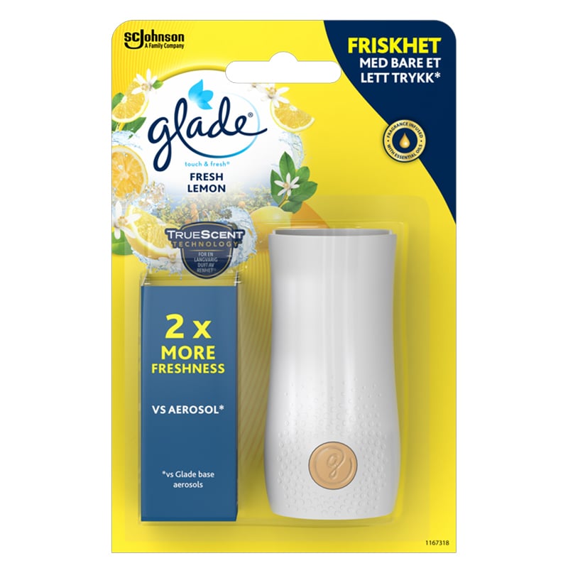 Glade One Touch Fresh Lemon Holder 10ml - 1