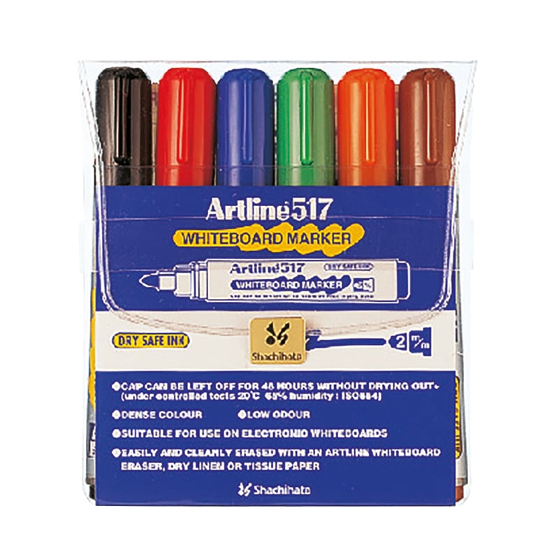 Whiteboardpennor Artline 517 - 6
