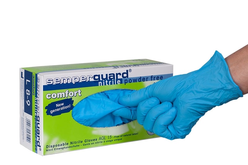 Engångshandske Semperguard Comfort Nitril - 3