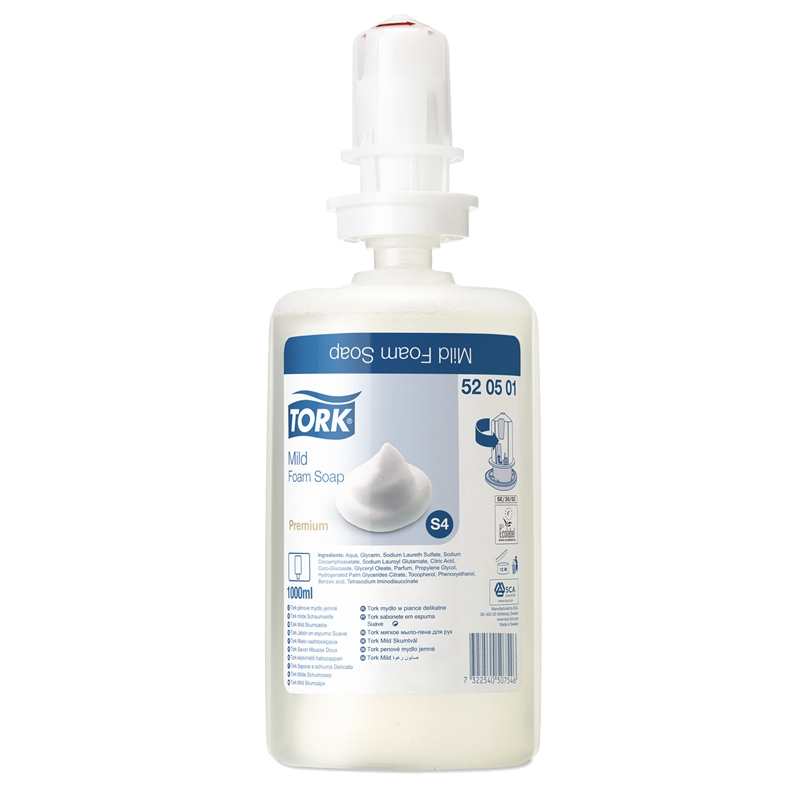 Tork mild skumtvål S4 - 1
