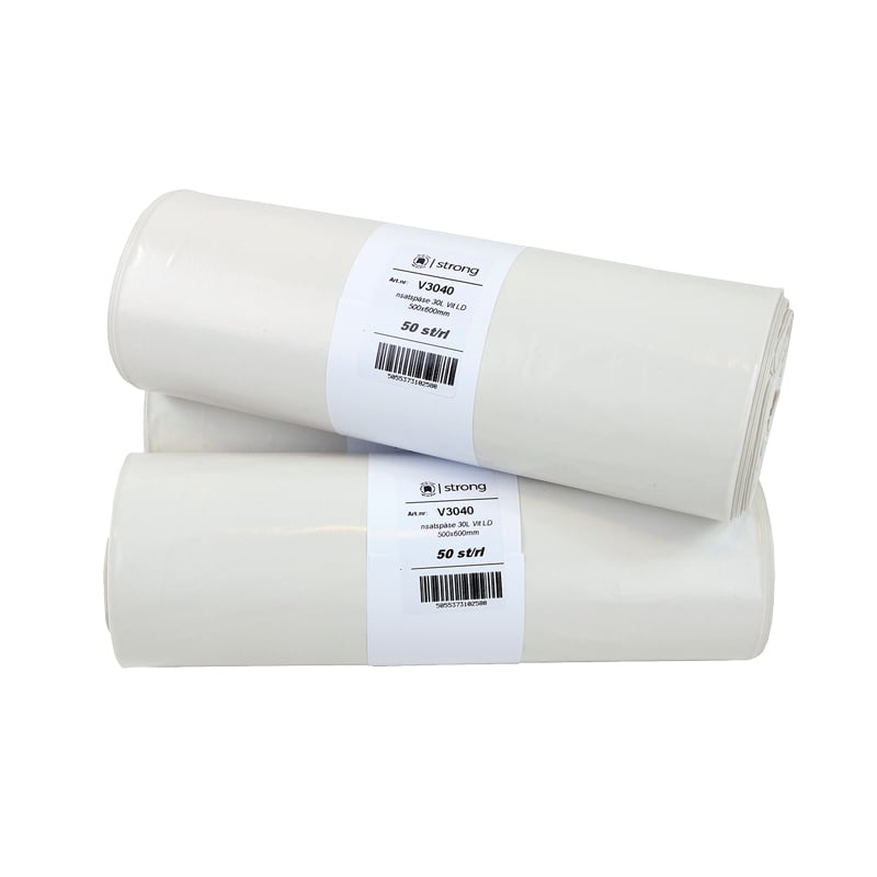 Transparent & vit sopsäck LLDPE - 5
