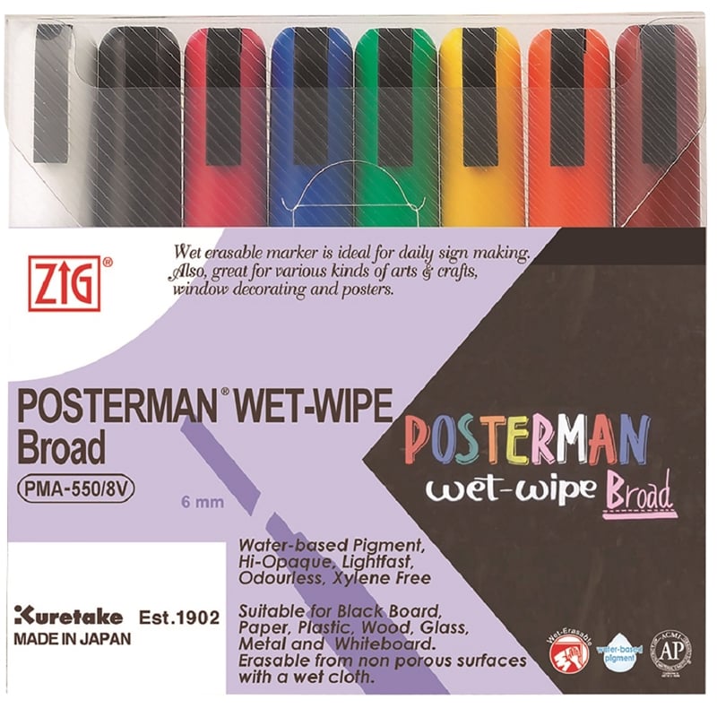 Zig Posterman Wet-wipe - 2