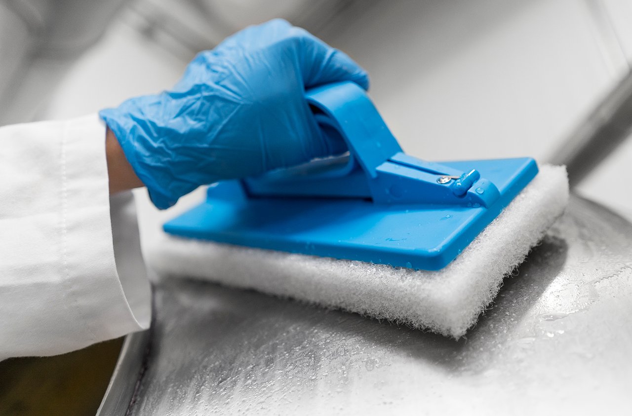 Vikan Hållare för skurnylon, handmodell, 230mm - 5