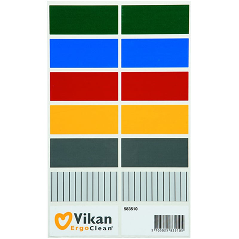 Vikan Färgkodningsklistermärke - 1