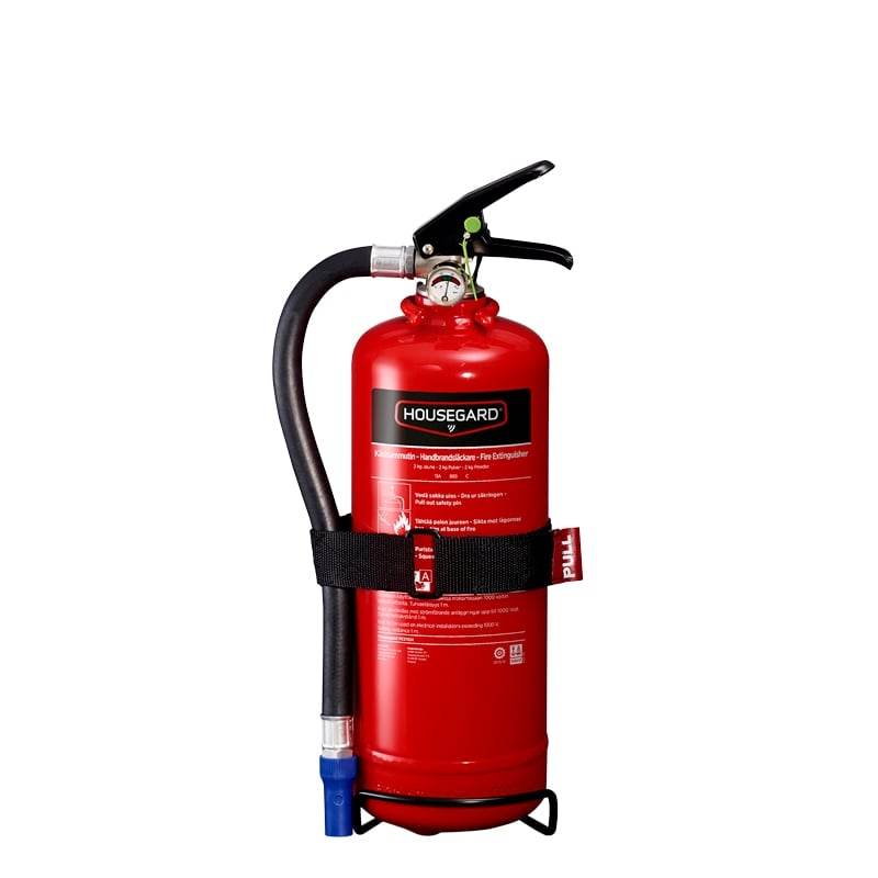 Brandsläckare pulver 2 kg Housegard - 1