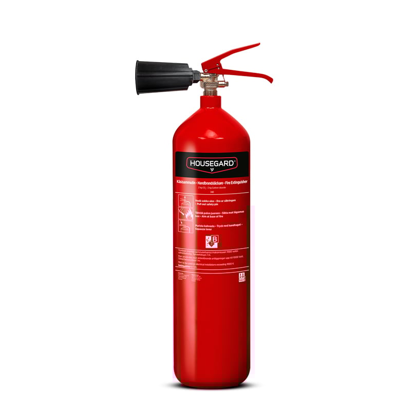 Brandsläckare Koldioxid Housegard 2 kg - 1