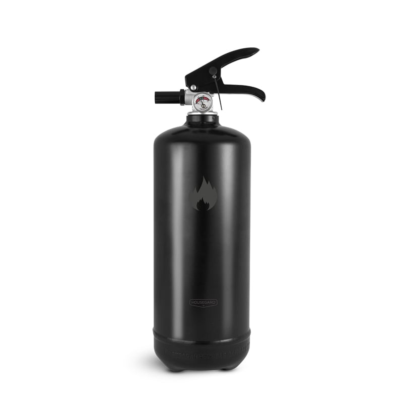 Brandsläckare Pulver Design Svart Housegard 2 kg - 1