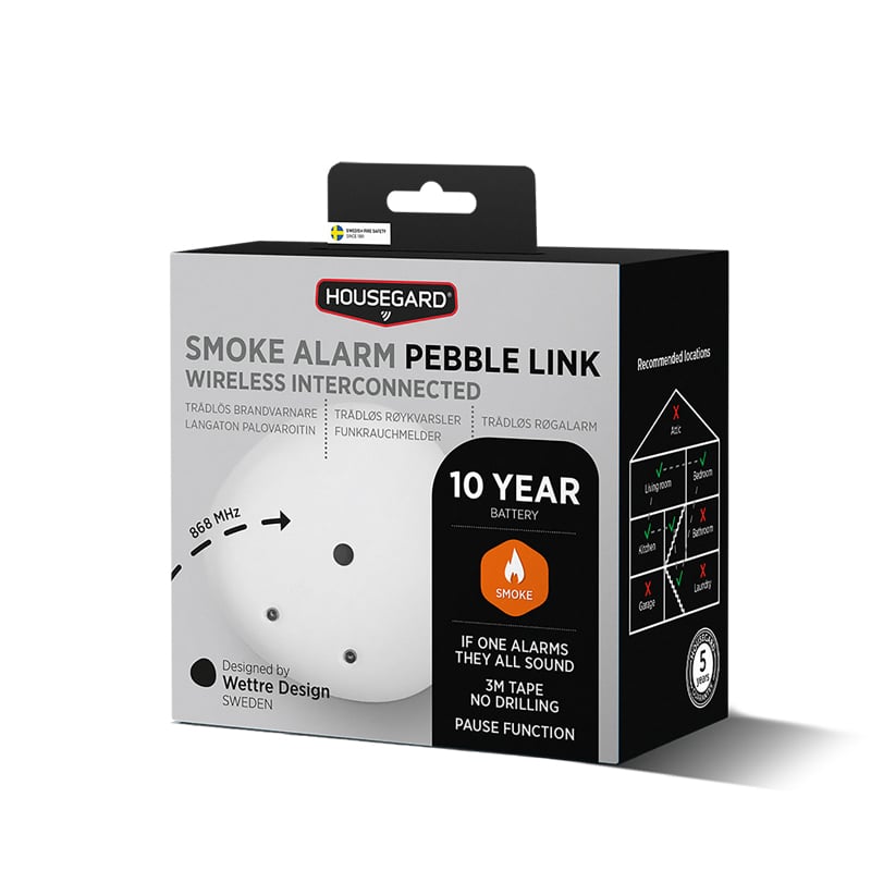 Brandvarnare Pebble Link Housegard - 2